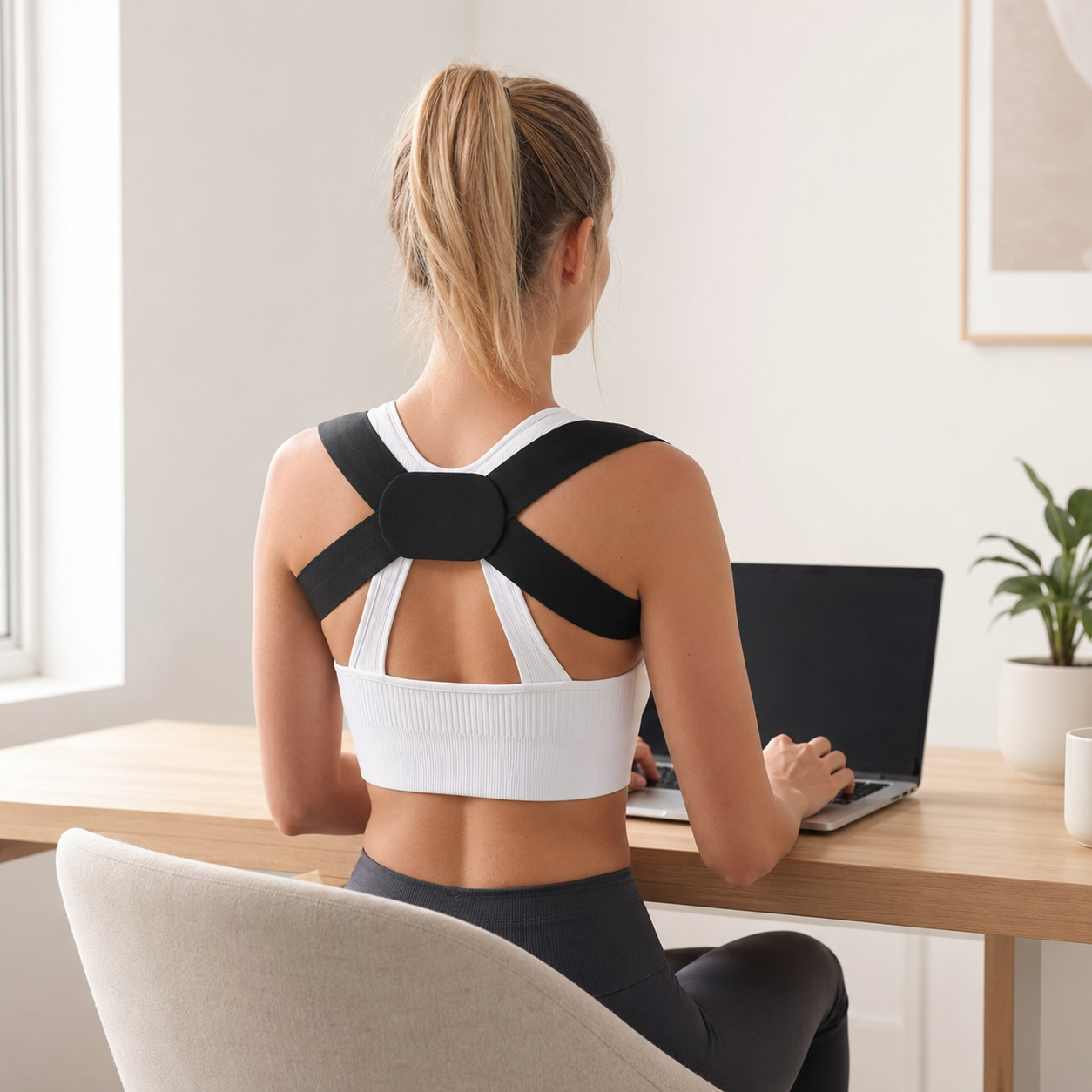 Posture Corrector Brace – Adjustable Back Support for Men & Women