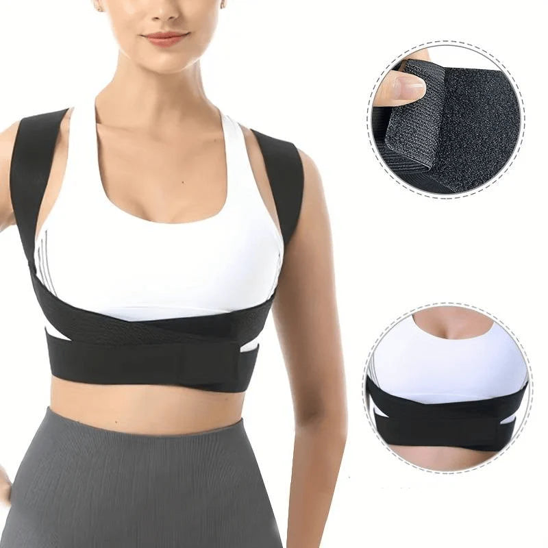 Posture Corrector Brace – Adjustable Back Support for Men & Women